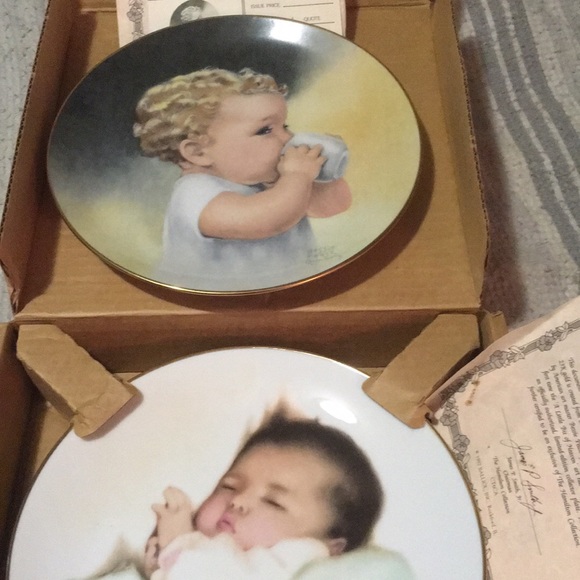 1st-6th series collection of Bundles of joy plates